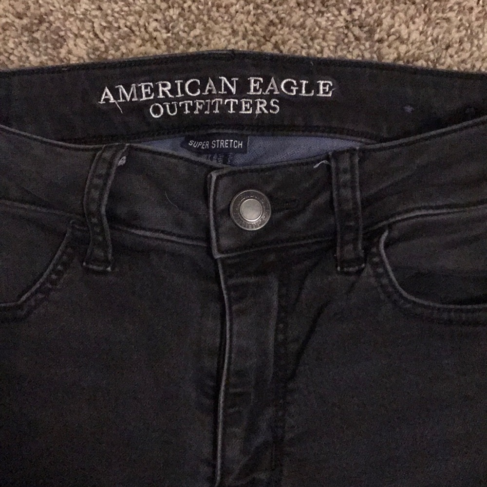 American Eagle black jeggings - Picture 3 of 4